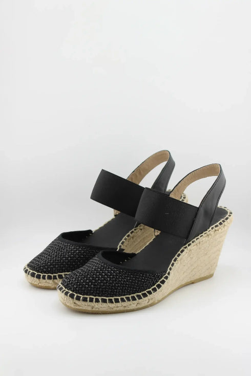 Juncal Aguirre Glitter Espadrille Wedge